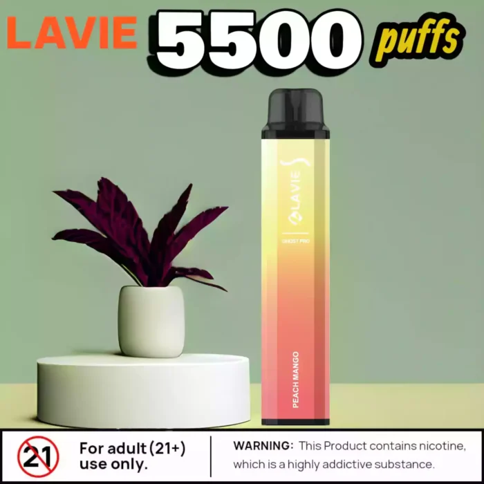 Lavie Ghost Pro 5500 Puffs Disposable Vape with 12 Flavours