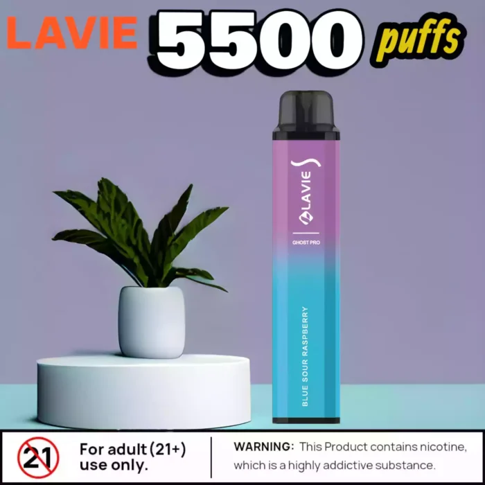 Lavie Ghost Pro 5500 Puffs Disposable Vape with 12 FlavoursLavie Ghost Pro 5500 Puffs Disposable Vape with 12 Flavours