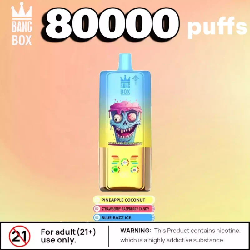 BANG BOX 80000 Puffs Disposable Vape Triple Flavour Power