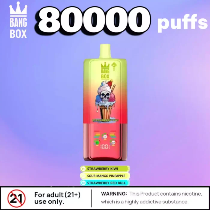 BANG BOX 80000 Puffs Disposable Vape Triple Flavour Power