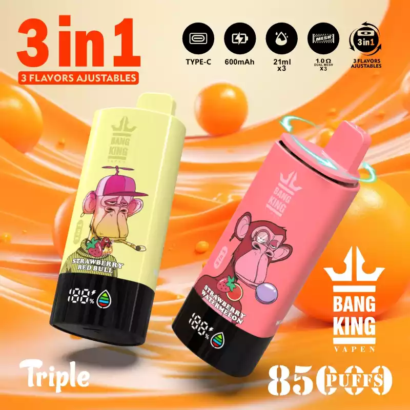 BANG KING 85000 PUFFS DSK052 Disposable Vape with 63ml & Mesh Coil