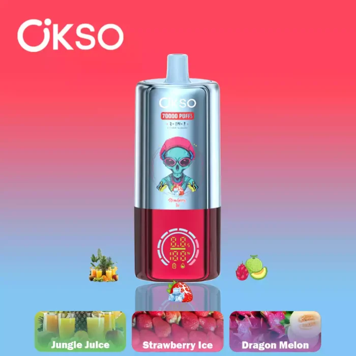 ELF BOX OKSO 3in1 70k Puffs Disposable Vape Mesh Coil