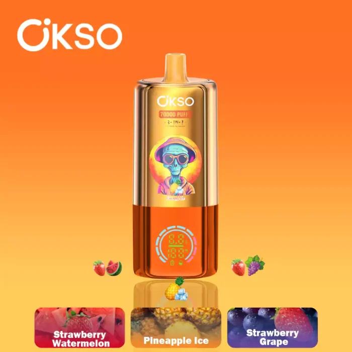 ELF BOX OKSO 3in1 70k Puffs Disposable Vape Mesh Coil