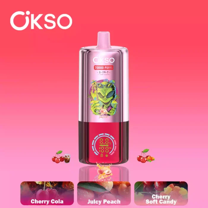 ELF BOX OKSO 3in1 70k Puffs Disposable Vape Mesh Coil