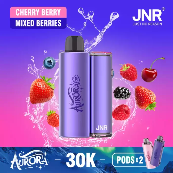 JNR Aurora 30000 Puffs Disposable Vape Smart Screen & Boost Mode