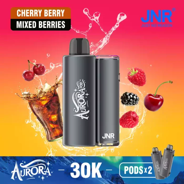 JNR Aurora 30000 Puffs Disposable Vape Smart Screen & Boost Mode