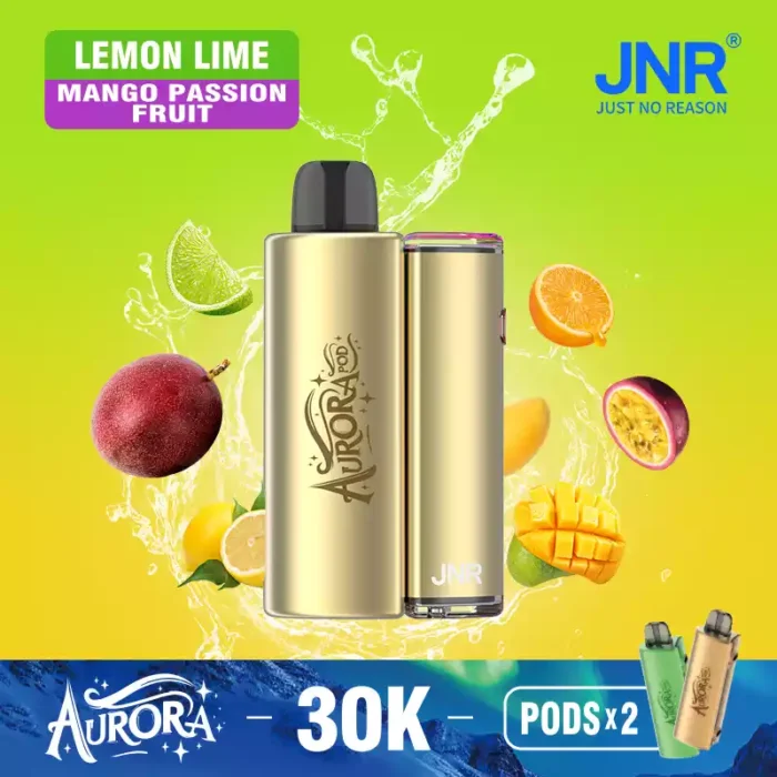 JNR Aurora 30000 Puffs Disposable Vape Smart Screen & Boost Mode