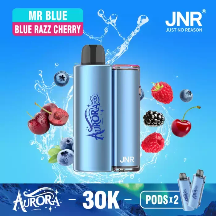 JNR Aurora 30000 Puffs Disposable Vape Smart Screen & Boost Mode
