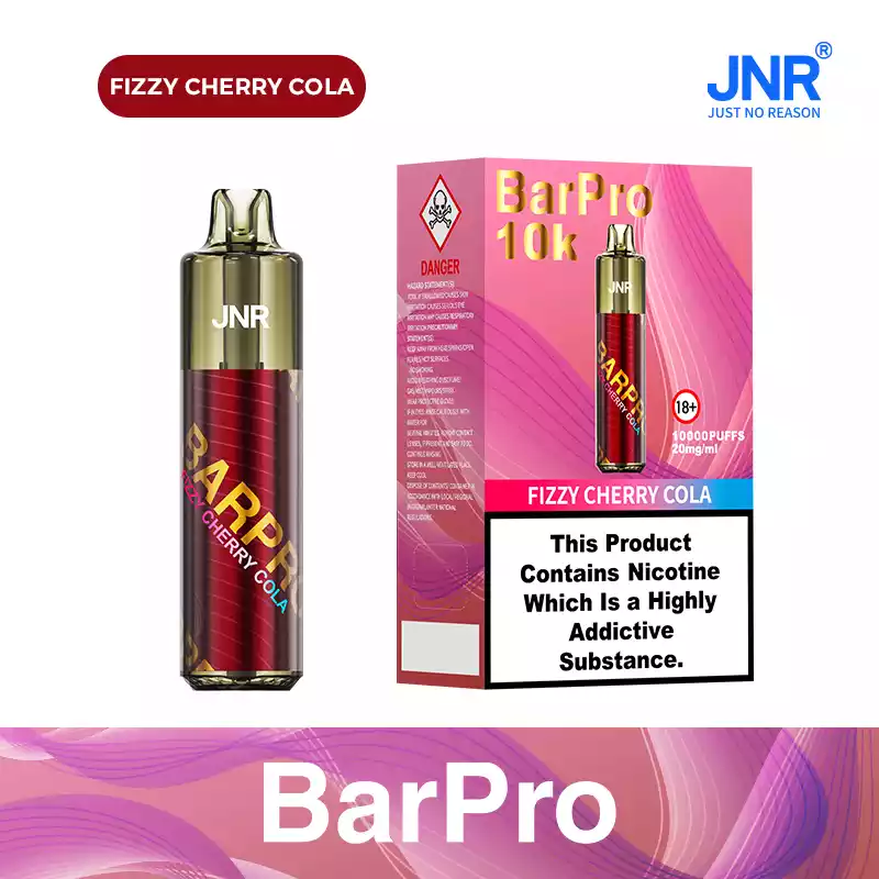 JNR BarPro 10000 Puffs Disposable Vape Mesh Coil & USB C