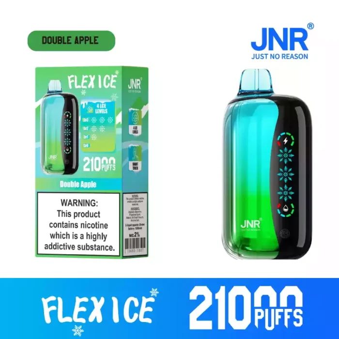 JNR FLEX ICE 21K Puffs Disposable Vape Touch Screen & Airflow