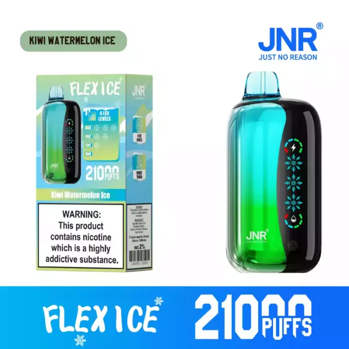 JNR FLEX ICE 21K Puffs Disposable Vape Touch Screen & Airflow