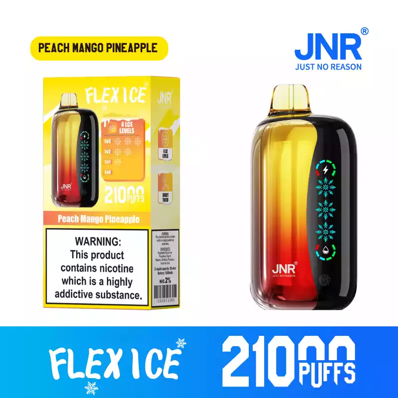 JNR FLEX ICE 21K Puffs Disposable Vape Touch Screen & Airflow