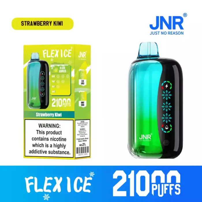 JNR FLEX ICE 21K Puffs Disposable Vape Touch Screen & Airflow