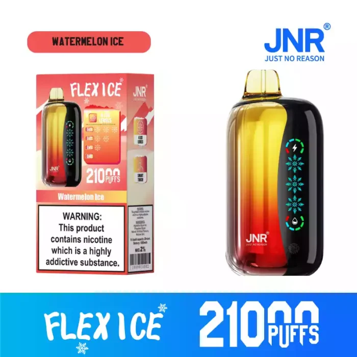 JNR FLEX ICE 21K Puffs Disposable Vape Touch Screen & Airflow