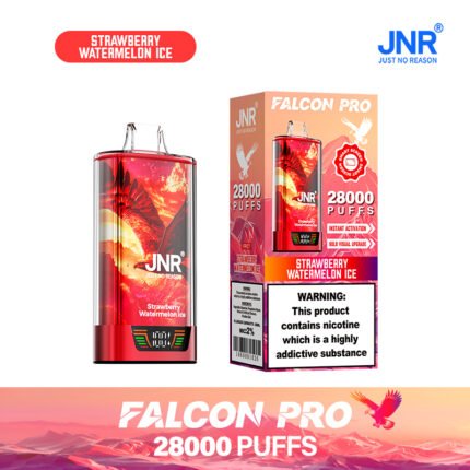 JNR Falcon Pro 28K Puffs Disposable Vape Smart Screen & Dual Mesh