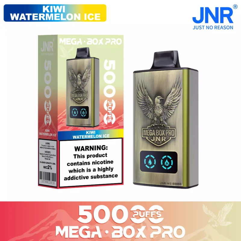 JNR Mega Box Pro 50000 Puffs Disposable Vape Smart Screen & Dual Mesh