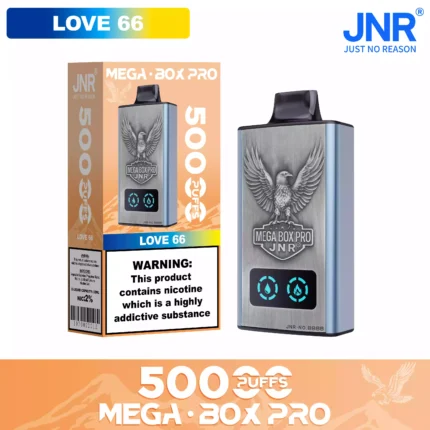 JNR Mega Box Pro 50000 Puffs Disposable Vape Smart Screen & Dual Mesh