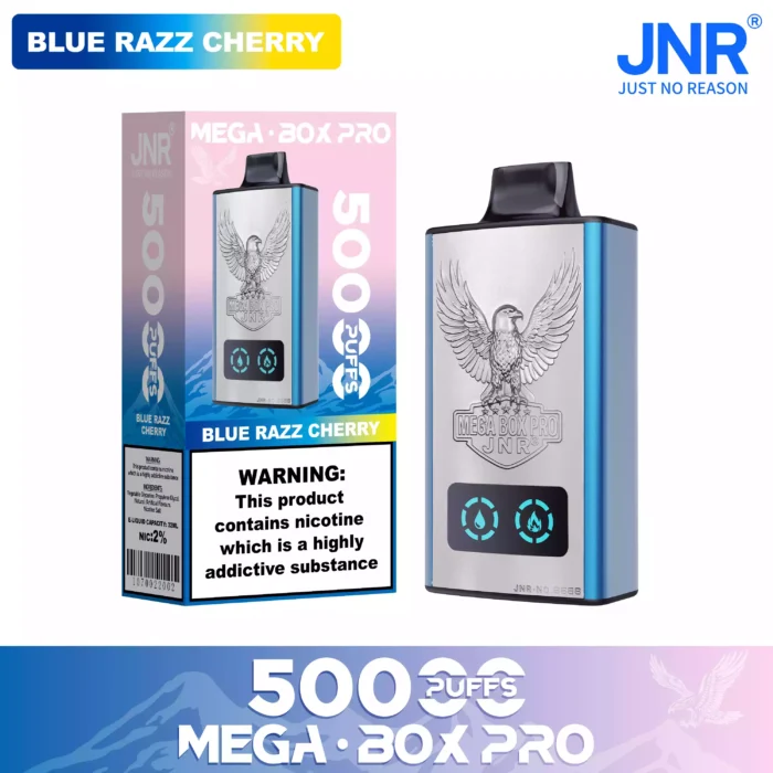 JNR Mega Box Pro 50000 Puffs Disposable Vape Smart Screen & Dual Mesh