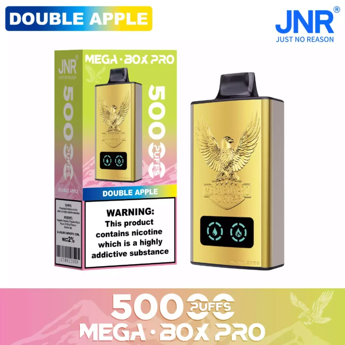 JNR Mega Box Pro 50000 Puffs Disposable Vape Smart Screen & Dual Mesh