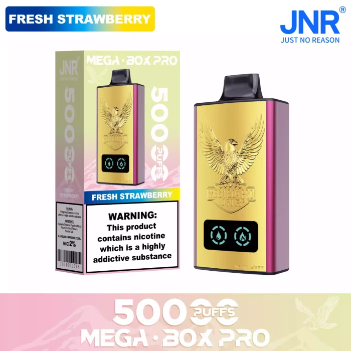 JNR Mega Box Pro 50000 Puffs Disposable Vape Smart Screen & Dual Mesh