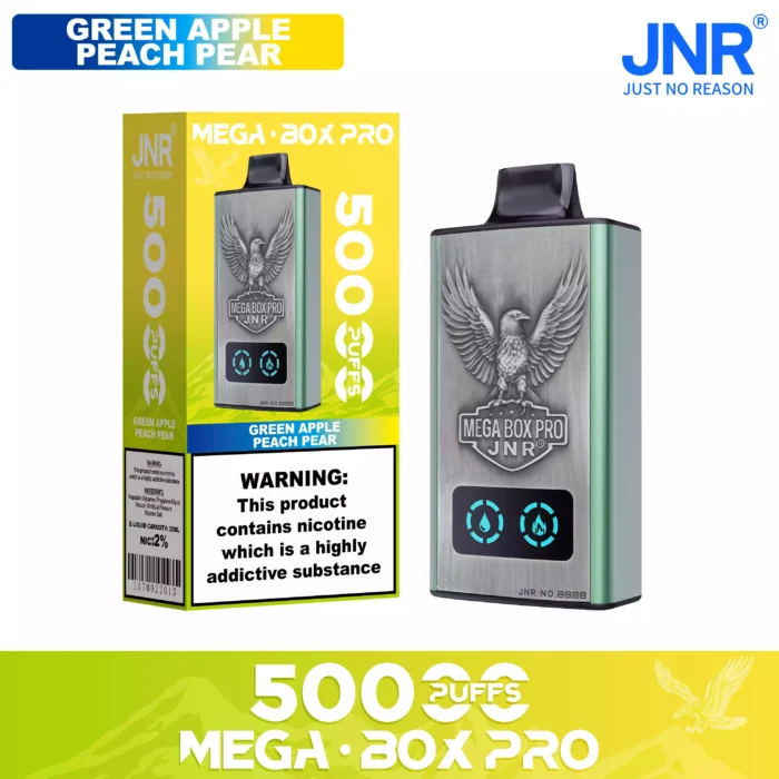 JNR Mega Box Pro 50000 Puffs Disposable Vape Smart Screen & Dual Mesh