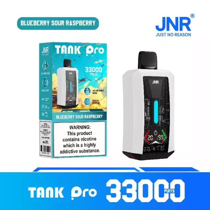 JNR Tank Pro 33K Puffs Disposable Vape Digital Screen & Mesh