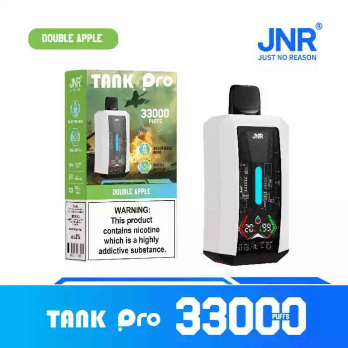 JNR Tank Pro 33K Puffs Disposable Vape Digital Screen & Mesh