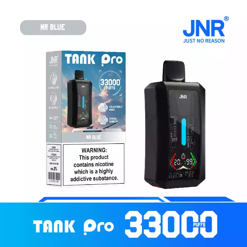 JNR Tank Pro 33K Puffs Disposable Vape Digital Screen & Mesh