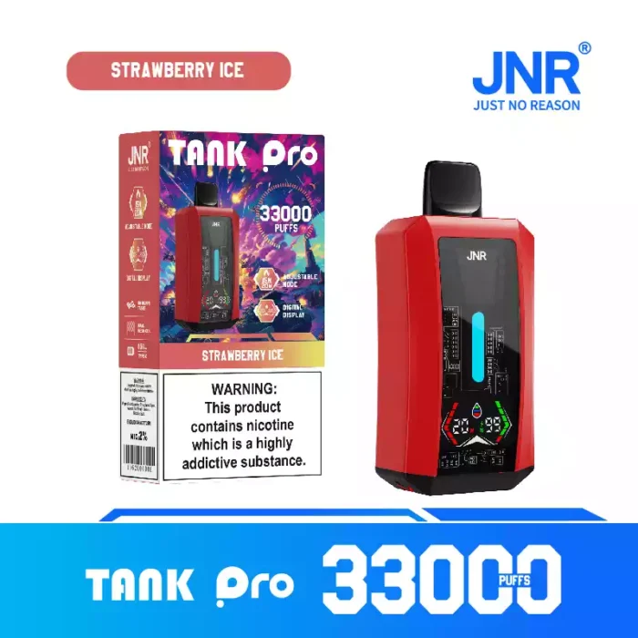 JNR Tank Pro 33K Puffs Disposable Vape Digital Screen & Mesh