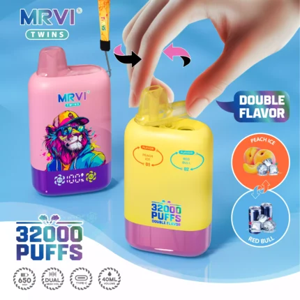 MRVI TWINS 32000 PUFFS Disposable Vape Dual Flavour 40ml
