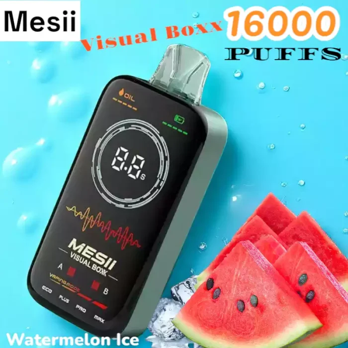 Mesii Visual Boxx 16000 Puffs Disposable Vape with Screen & Modes