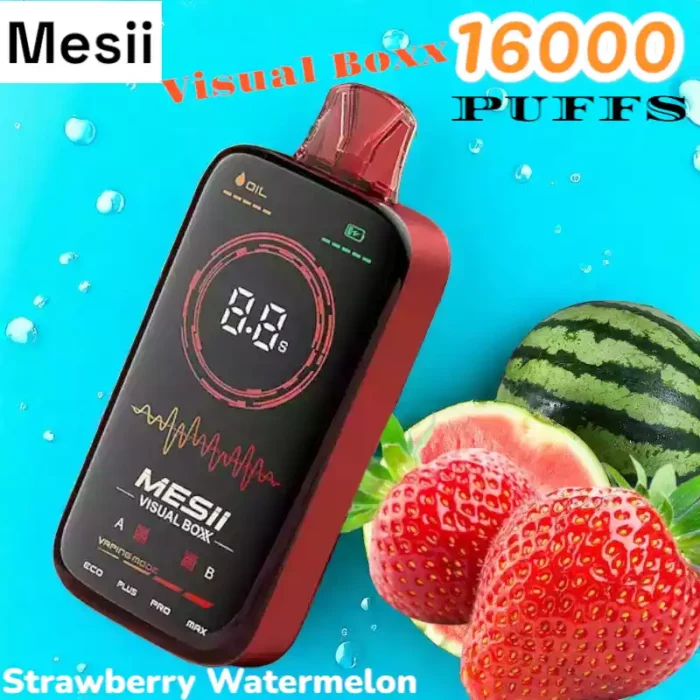 Mesii Visual Boxx 16000 Puffs Disposable Vape with Screen & Modes