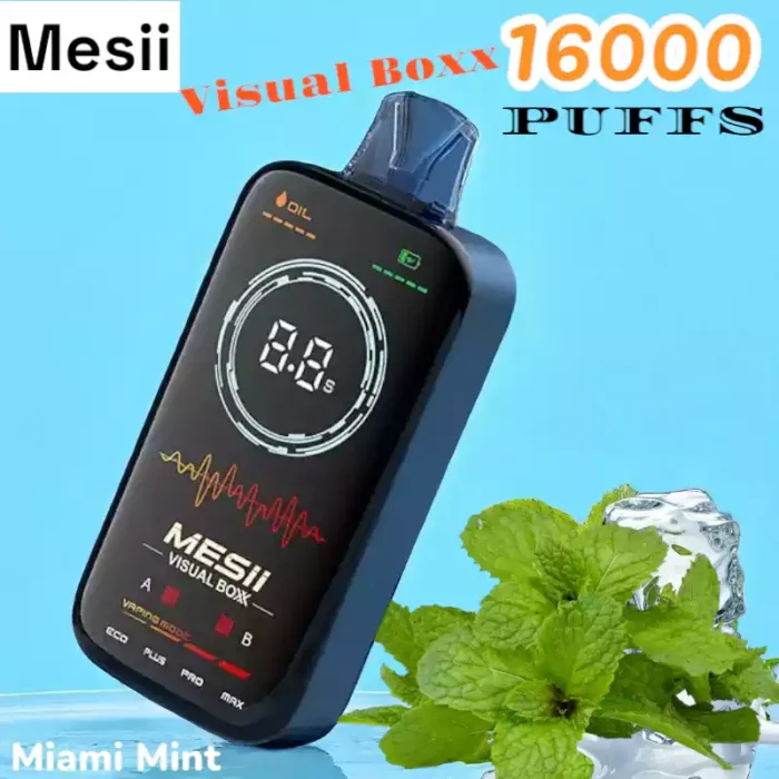 Mesii Visual Boxx 16000 Puffs Disposable Vape with Screen & Modes