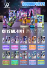 UZY Crystal 4 in 1 100000 Puffs Disposable Vape 4 Flavours